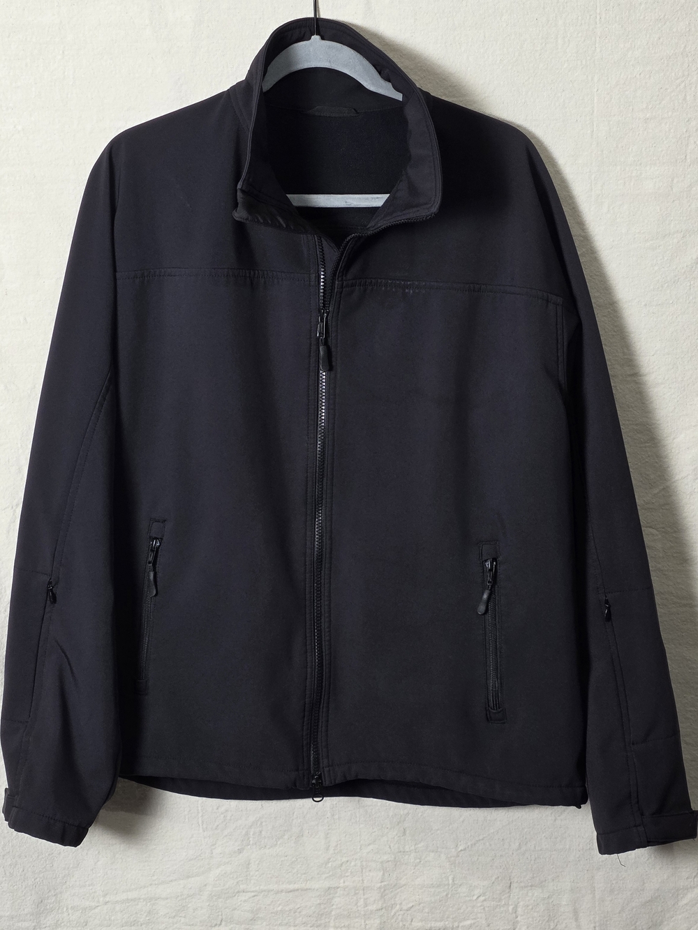 Men's Lightweight Zip-Front Navy Jacket